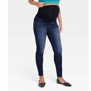 Ingrid and Isabel Maternity Jegging Jeans With Bellyband Size 2